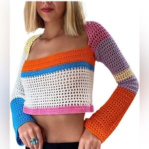 Colorful Knit Sweater